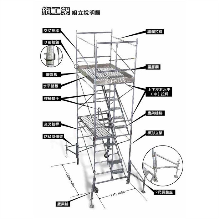 施工架及上下設備