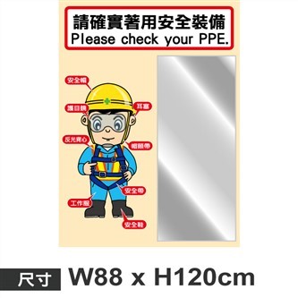 P31裝備告示牌PPE (附鏡)