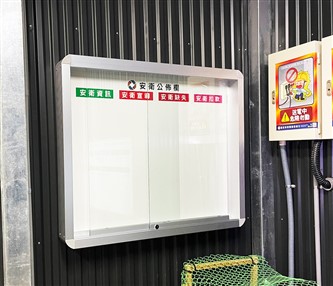 客製 櫥窗白板寬120x高100cm(櫥窗示意)